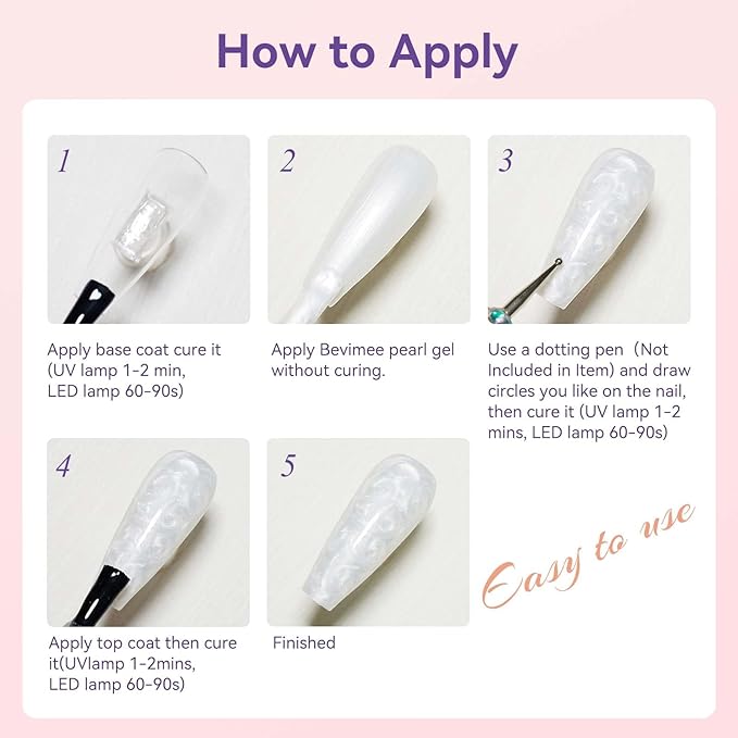 Pearl Gel Nail Polish 12ml Pearl White Mermaid Iridescent Gel Polish Chrome Aurora Nail Drawing Swirl Shell Thread Effect Pearlescent Nail Polish Soak Off UV LED Nail Art Salon Home DIY