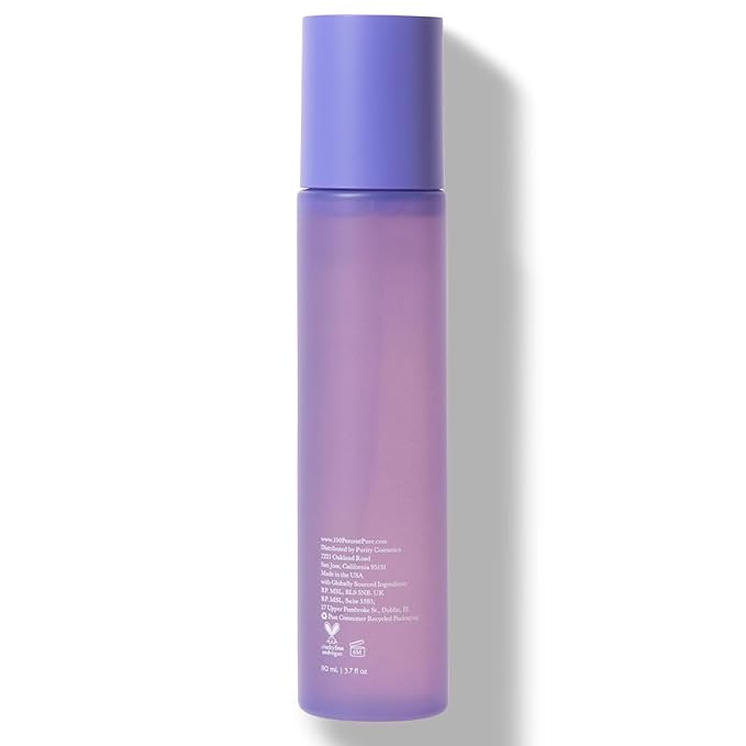 100% PURE Bakuchiol Face Cleanser Plant-Based Retinol Alternative Anti Aging Face Wash Gentle Kojic Acid & Licorice Daily Skincare Boost - Fresh Foam Facial Cleansing for Women & Men - 3.4 fl oz