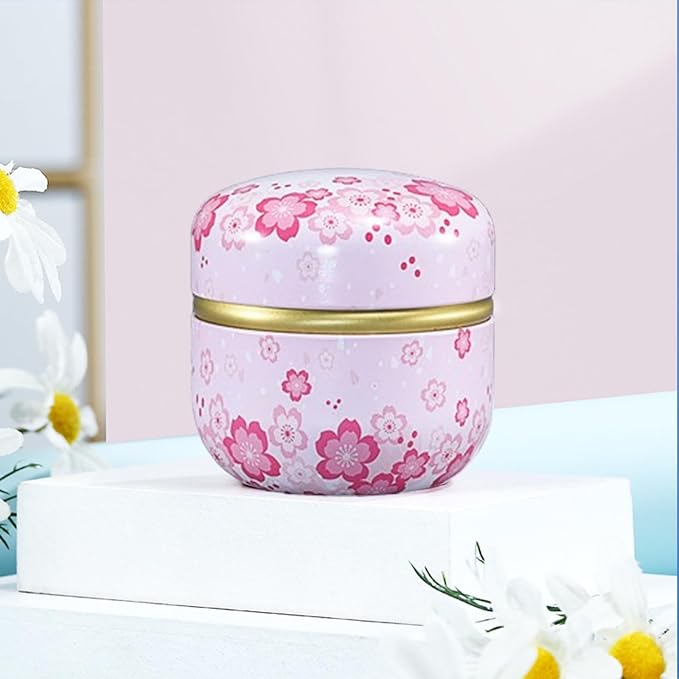 Body Powder Puff and Container for Dusting Powder, Women Powder Puff and Powder Case for Bath and Travel (Light Pink)