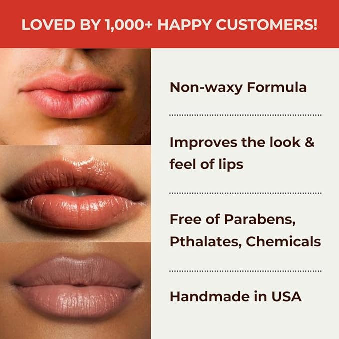 RaGaNaturals All Natural Tropical Moisturizing Lip Balm, Nourishing Lip Care For All Day Hydration, 100% Natural, Handmade with Love in USA, SuperFruit - Berries, Mango, Grapefruit (4 Pack)