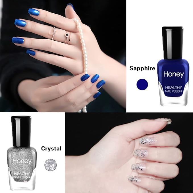 Non Toxic Nail Polish Set, Easy Peel Off and Fast Dry Nail Polish Set for Pack, Eco Friendly and Organic Water Based Nail Polish for Women, Girls,Teens(10 Bottles)