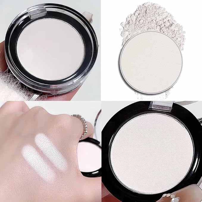 Single Nude White Matte Eyeshadow,Monochrome Eye Shadow,Apply Makeup Easily,Matte Pressed Powder Single Eyeshadow,24 Hour Eye Makeup Longwear Waterproof