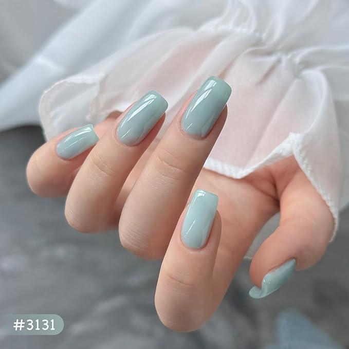 GAOY Coastal Breeze Jelly Gel Nail Polish Kit, 6 Soft Tones for Summer, Soak Off UV Cure Gel for DIY Manicure at Home and Salon