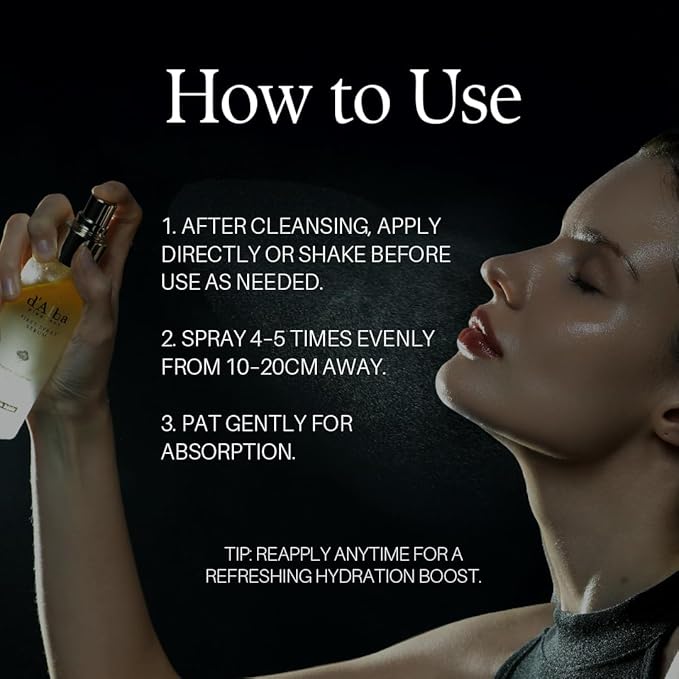 d'alba Piedmont Italian White Truffle First Spray Serum, Vegan Skin Care, Hydrating Face Moisturizer, Glow Serum for Radiant Skin, Non Comedogenic, All In One Mist (1.69 fl oz.)