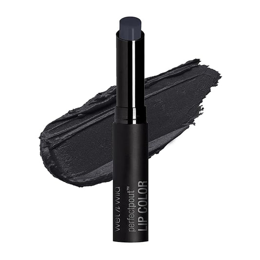 wet n wild Perfect Pout Lipstick, Black Power Outage Vegan | Gluten-Free | Cruelty-Free | Lip Color