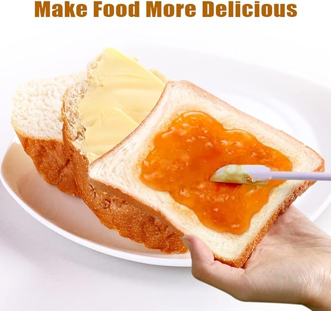 Silicone Spatula Set (6Pcs) - Mini Scraper Tool for Beauty & Food - Reach Every Last Drop, Multi-Size Spatulas for Makeup Jars, Lotion Bottles & Kitchen Containers