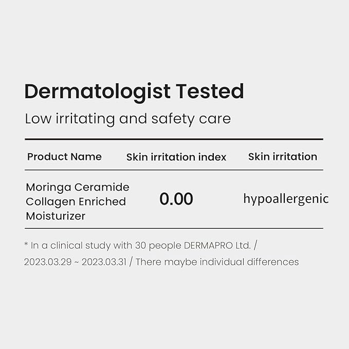 HEIMISH Moringa Ceramide Collagen Enriched Moisturizer - Hydrating, Nourishing, Plumping, Anti-aging Essence, Lightweight Emulsion with Ceramides, Collagen, For All Skin Types, 4.1fl.oz/120ml