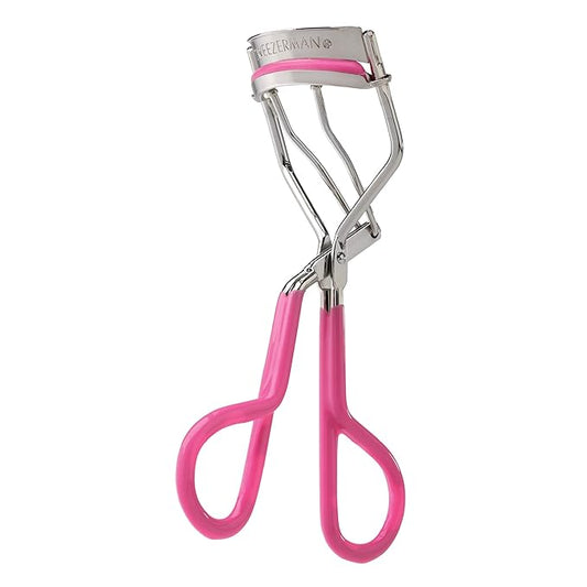 Tweezerman Neon Great Grip Eyelash Curler, Pink, 0.3 Oz