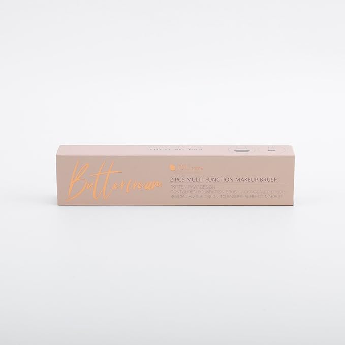 DUcare Foundation Contoured Brush - Concealer Brush Under-Eye Concealing and Contouring Makeup Brushes - Face Brush For Liquid Or Cream Foundations