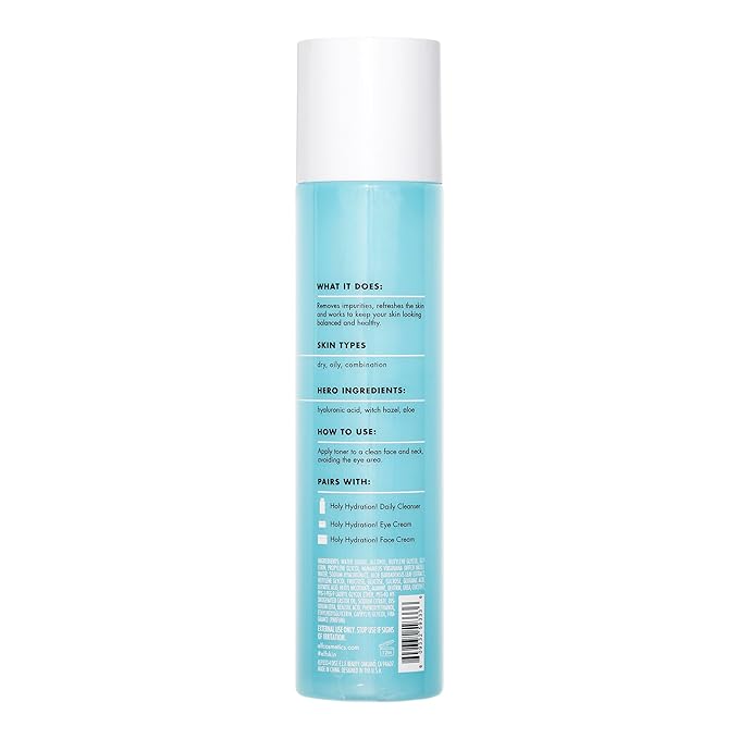 e.l.f. Keep Your Balance Toner, Gentle, Refreshing, Anti-Inflammatory, Removes Makeup & Impurities, Hydrates, Cleanses, Soothes, Infused with Hyaluronic Acid, Witch Hazel and Aloe, 5.072 Fl Oz