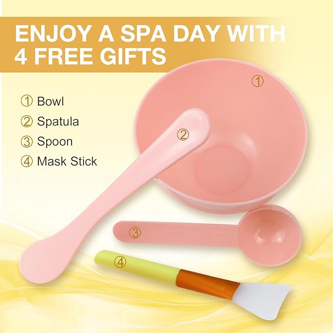 Jelly Mask for Facials Professional, Hydrating & Moisturizing Peel-Off Natural Gel Face Mask SkinCare, Professional Spa Use Jelly Face Masks, Deep Hydration & Glow 23 Fl Oz (Nicotinamide)