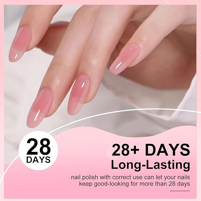 Major Dijit Quick Dry Nail Polish 12ml/0.41fl oz Nude Pink Regular Nail Lacquer Fast Drying & Long Lasting Nail Polish Nail Art Effect for Nail Salon