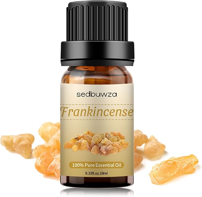Sedbuwza Frankincense Essential Oil, Pure Organic Frankincense Fragrance Oil for Diffuser, Humidifier, Soap, Candle, Perfume
