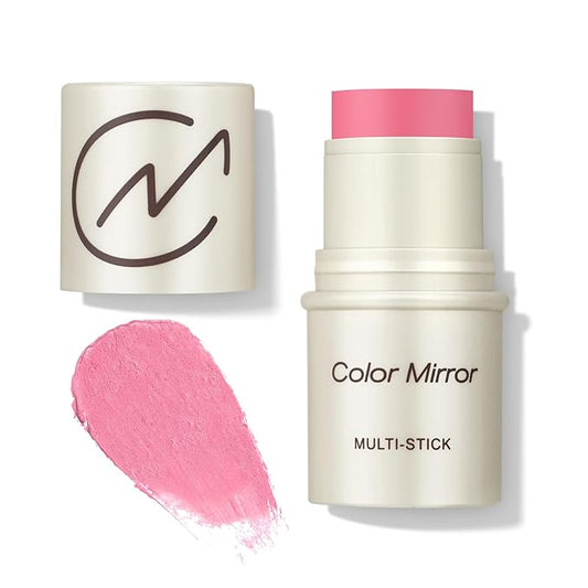 Multi-Use Makeup Stick - Blush, Lipstick, Eyeshadow & Highlighter For All Skin, Buildable Color, Long-Lasting, Lightweight, Natural Soft Finish(22 Pink Matte), 0.158 oz