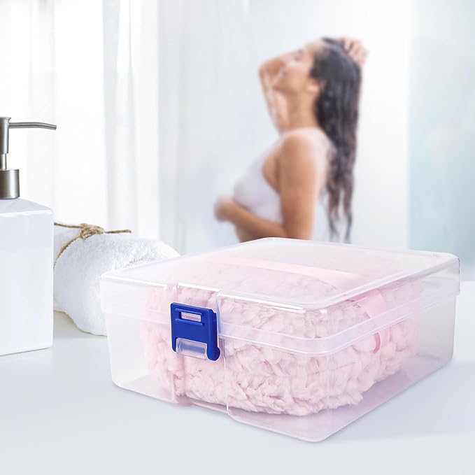 WSYUB Powder Puff, 6'' Powder Puff for Body Powder,Body Powder Puffs and Container,Oversize Dust Puffs for Women