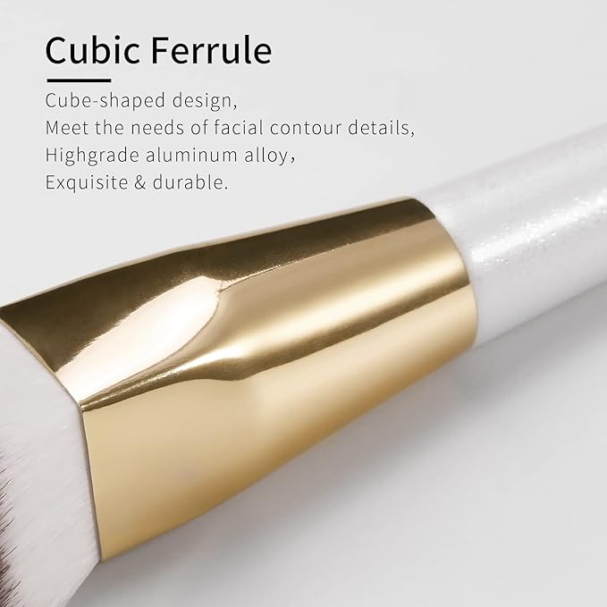 Square Foundation Brush for Liquid Makeup, Flat Foundation Brush, Flat Top Liquid Foundation Brushes, Flat Makeup Brush, Liquid Foundation Makeup Brush, Cream Contour Brush for Cream Makeup.