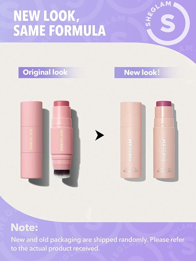 SHEGLAM Snatch N Cream Blush Stick Longlasting High Pigment Blush for Cheeks - Midnight Hour