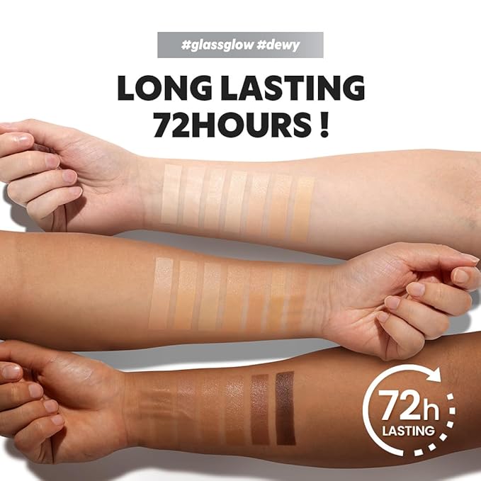 TIRTIR Mask Fit Aura Silver Cushion Foundation | Semi-glow Finish, Natural Coverage, Moisturizing, Lightweight, Korean cushion foundation (#33N Macchiato, Full Size, 0.63 Fl Oz)