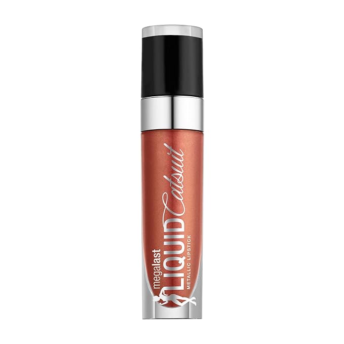 wet n wild Megalast Liquid Catsuit Metallic Lipstick, Bali in Love, 0.21 Ounce