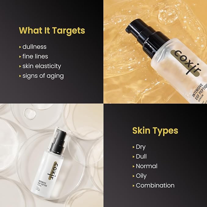 Coxir MOISTURE FIRMING MASTER SET – Youth-Boosting Serum + Deep Hydration Emulsion | Firming, Plumping, and Glow-Enhancing Korean Vegan Set | 2-Step Radiance Ritual