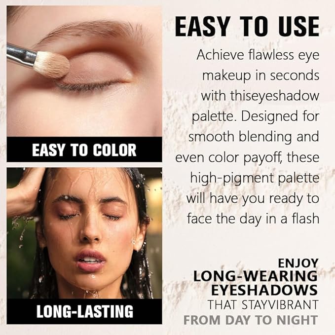 Rosy Brown Matte Single Eyeshadow, Lightweight Blendable Mini Eye Shadow for Older Women, Monochrome Eyeshadow Palette Makeup Pigmented Waterproof, Vegan & Cruelty-Free, 05