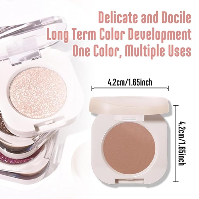 Pressed Single Matte Eyeshadow Palette Makeup, Brown eyeshadow For Women, Pigmented Waterproof Sombras Para Ojos, Single Pressed Powder Vegan, Talc, Paraben & Cruelty Free(05)