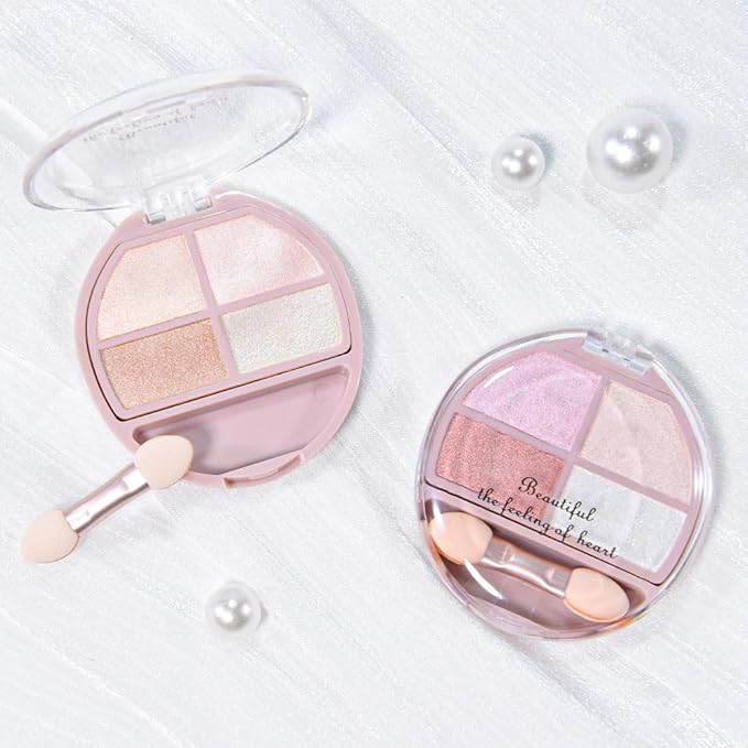 Eyeshadow Makeup Palette with Brush,Nude Gold Natural Neutral Powde Eye Shadow Palette for Older Women,Long Lasting Naturing-Looking,Lightweight,Waterproof,Eye Makeup Kit Travel Size,Vegan