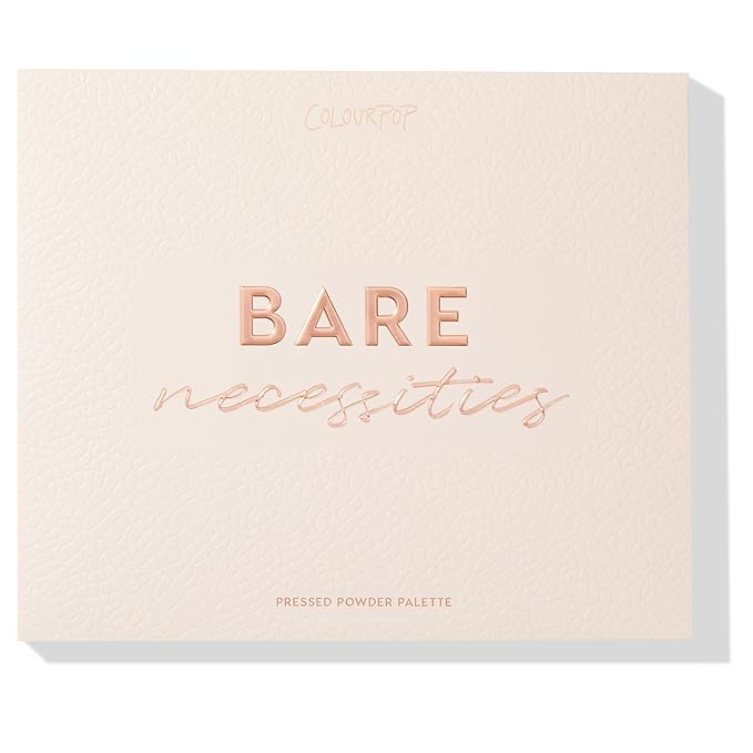ColourPop Eyeshadow Palette - Eye Makeup Palette with Matte, Metallic, Matte Sparkle & Glitter Finishes - High-Pigment Eye Makeup with a Long-Wearing Formula - Bare Necessities (0.04 oz)