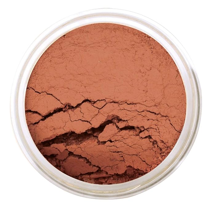 Bellaterra Cosmetics Mineral Loose Blush 9g | Buildable Color, Long-Wearing Powder with Illuminating Finish, Finely Milled Minerals for Smooth Blend and Natural Glow (Sunset Plum)