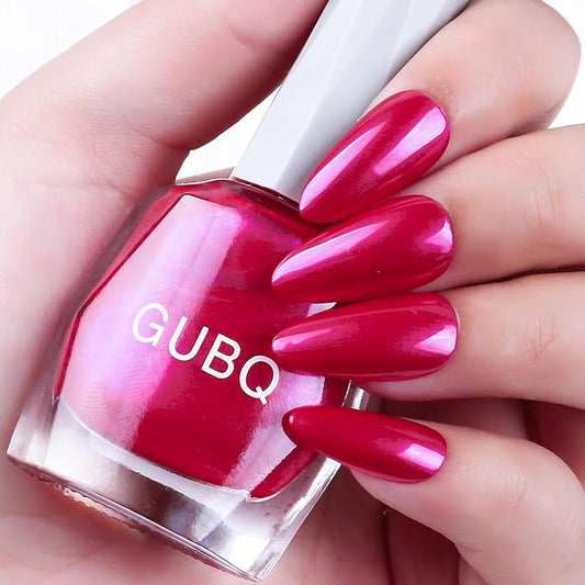 Major Dijit Quick Dry Nail Polish 12ml/0.41fl oz Crimson Regular Nail Lacquer Fast Drying & Long Lasting Nail Polish Nail Art Effect for Nail Salon