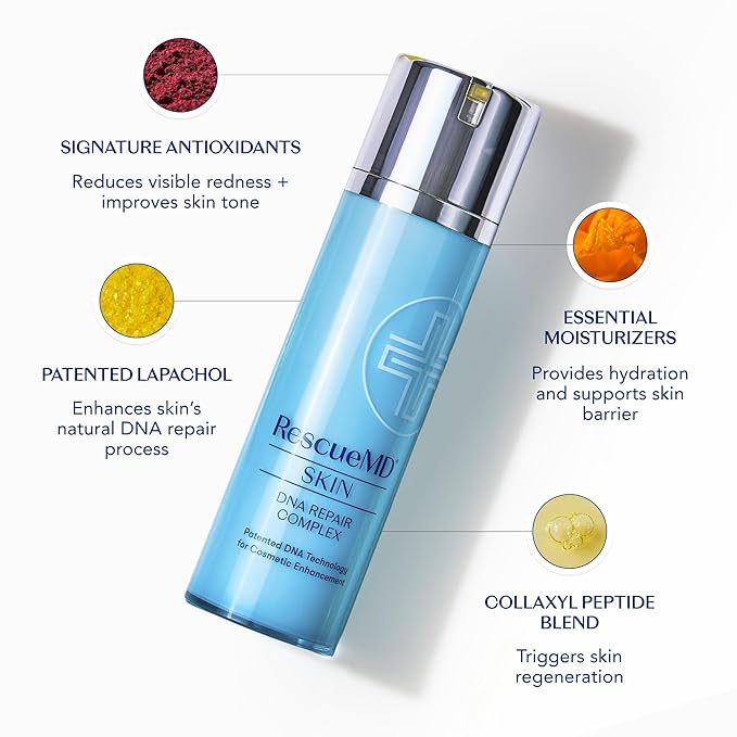 RescueMD DNA Repair Complex PRO Scar Treatment Serum, Post-Procedure and Skin Damage Solution, 120ml