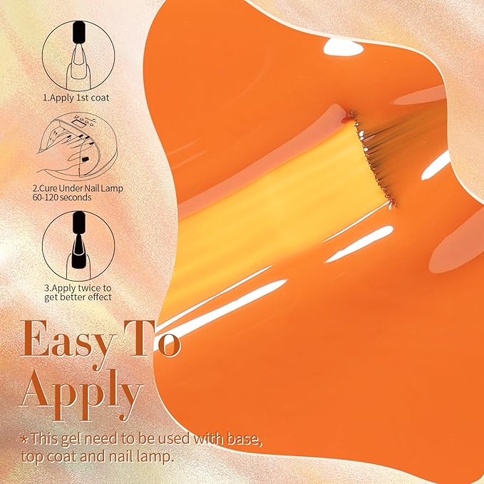 Born Pretty Fall Winter Gel Nail Polish Set Autumn Gel Polish Orange Pumpkin Cozy Campfire Brown Caramel Burgundy Wine Red Green Coffee Gel Nail Polish Fall Colors Collection 39PCS