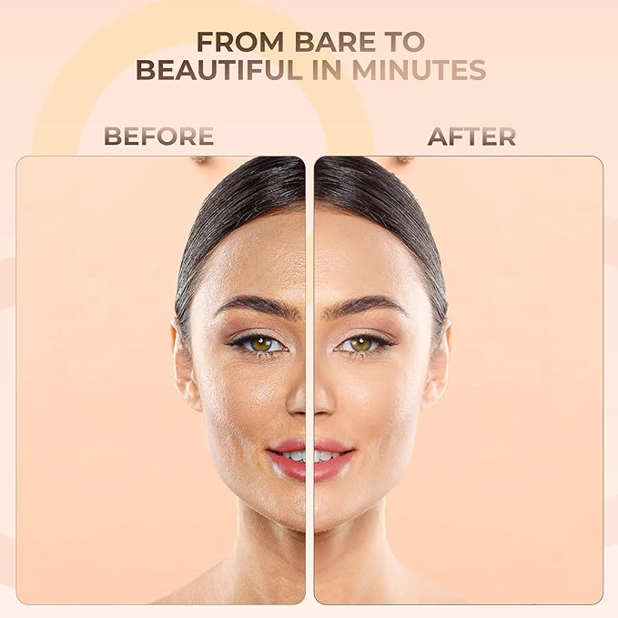 Beige Shade Foundation (5g Sample Size Jar) Matte Mineral Makeup Loose Powder Foundation – Full Coverage, Natural Finish, Noncomedogenic, SPF 30