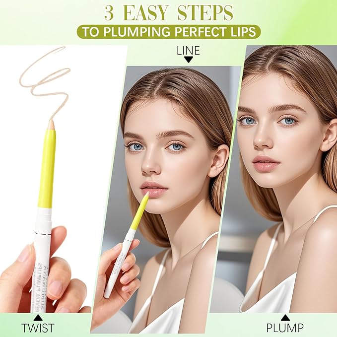 Invisible Extreme Plumping Lip Liner, Invisible Lip Liner, Suitable for All Skin Tones