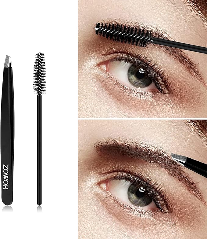 Eyelash Curler with Comb Fit All Eye Shape Curved Eyelash Curlers,Natural and Long Lasting Lash Curler for Women Make Up Gift(Black