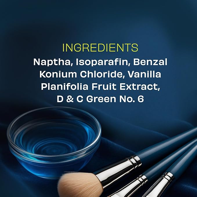 Original Makeup Brush Cleaner - Professional Cleanser for Makeup Brushes - Quick-Drying, Rinse-Free Formula - Removes Stubborn Waterproof Make Up, 16 oz