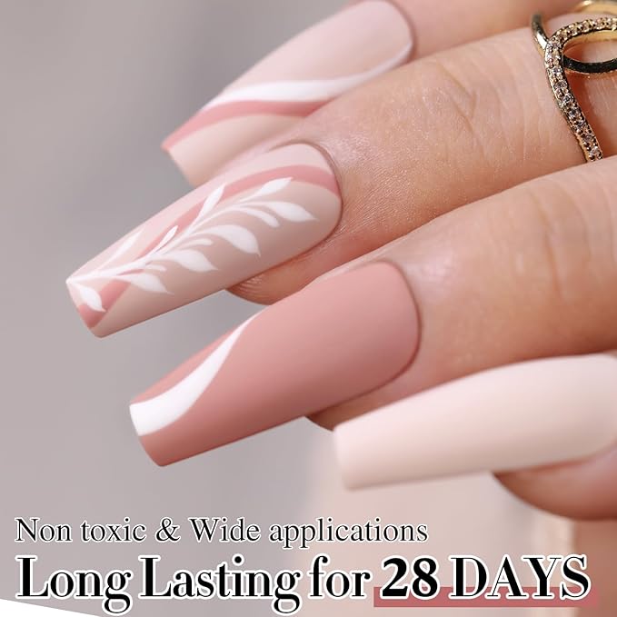 Double Rhythm 15ML Gel Nail Polish Pure Sheer Same Color Same Bottle Soak Off Gel Polish Art Manicure Salon DIY at Home for Women (Pink-A1116)