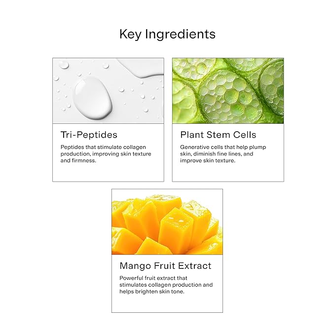 CLEARSTEM BOUNCEBACK Anti Aging Facial Serum - Peptides Serum for Face Hydration with Growth Factor for Deep Wrinkle Repair - Lightweight Formula for Visibly Smooth, Firm, Softer and Radiant Skin