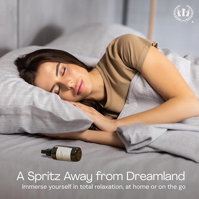 Muse Apothecary Pillow Ritual - Aromatic, Calming and Relaxing Pillow Mist, Linen and Fabric Spray - Infused with Natural Aromatherapy Essential Oils - 8 oz, Fleur du Lavender, 2 Pack