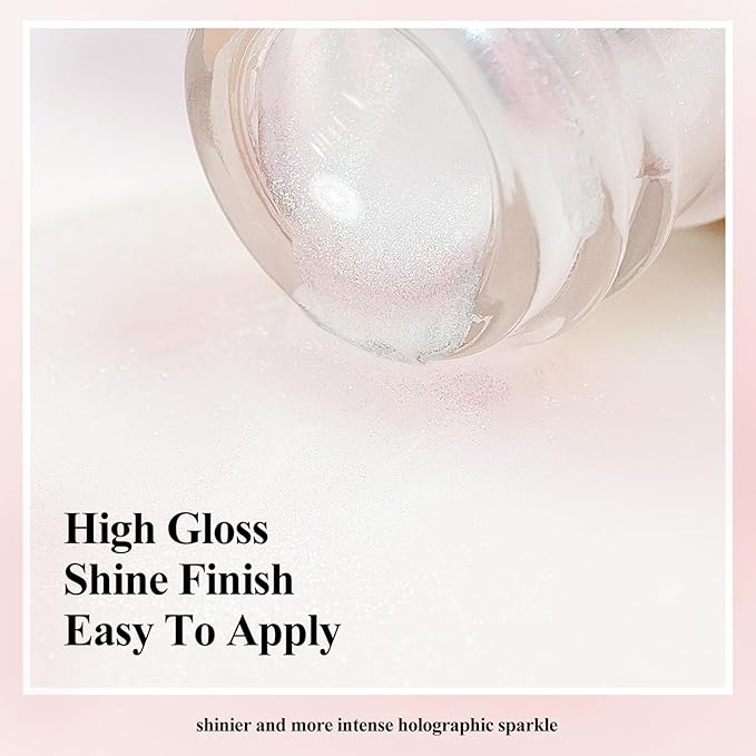 Quick Dry Nail Polish - Mermaid Shimmer Nail Lacquer Pearl White, Green Aurora Effect, Air Dry Fast Fingernail And Toenail Polish, 12ML