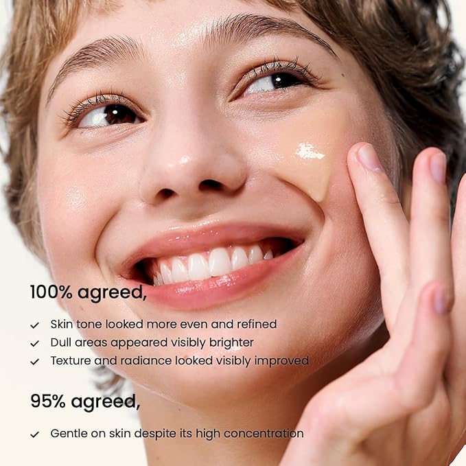 BIODANCE Radiant Vita Niacinamide Serum, for Even Tone Dark Spot Care with Vitamin C, Hydrating for Sensitive Skin, Filter Glow Serum, Korean Skincare, Stocking Stuffers | 1.01 floz x 1 ea