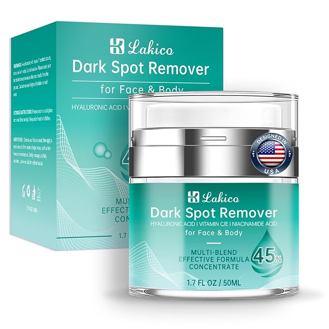 Dark Spot Remover for Face & Body, Dark Spot Corrector- Age Spot Sun Spot Freckles Melasma Brown Spot Remover Skin Care Repair Cream for All Skin Types1.7 FLOZ