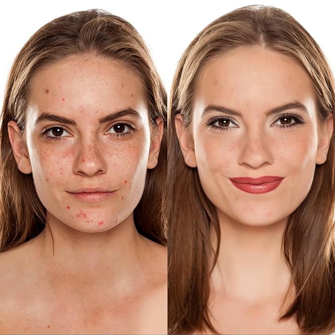 CC Cream for Older Women, CC Cream Self Adjusting for Mature Skin, Color Corrector & Lightweight, Satin Skin & Breathable, Suitable for All Skin Types, Pack of 2 (Natural)