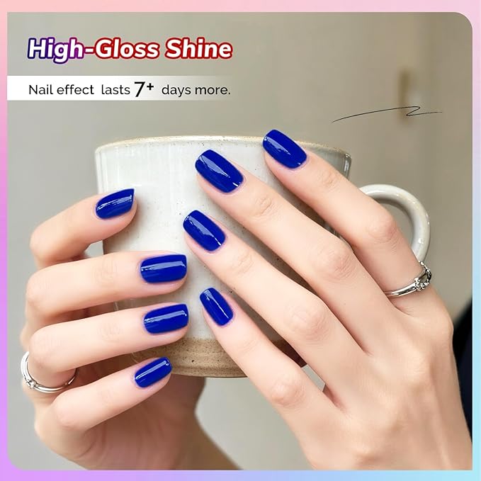 10ml Nail Polish Set 6 Colors Black White Red Deep Blue Dark Green Deep Purple All Seasons Neutral Color Quick Dry Nail Polish Set for Women Salon DIY Nail Art