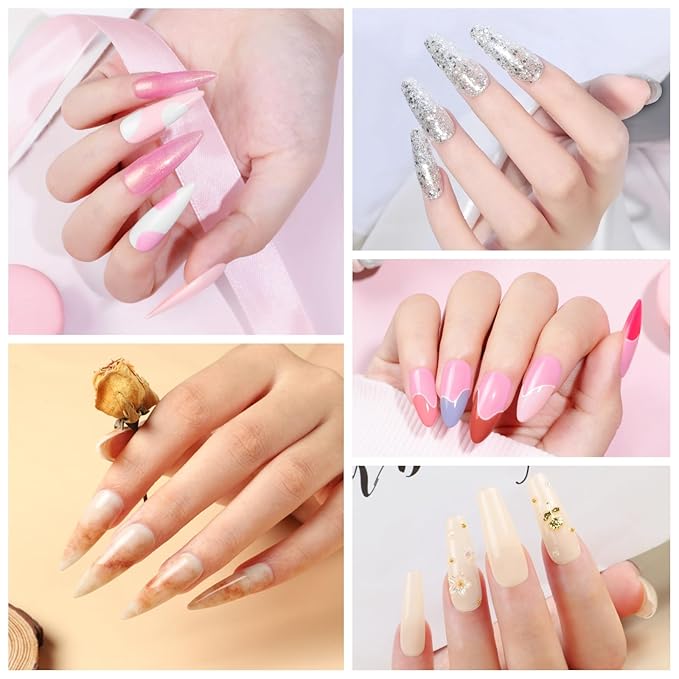 52pcs Gel Nail Polish Kit with U V light 35 Fall Colors Gel Nail Polish Set Cream Color Collection 5PC Top Base Coat Nail Art Manicure Kit for Beginners with Everything Gifts for Women