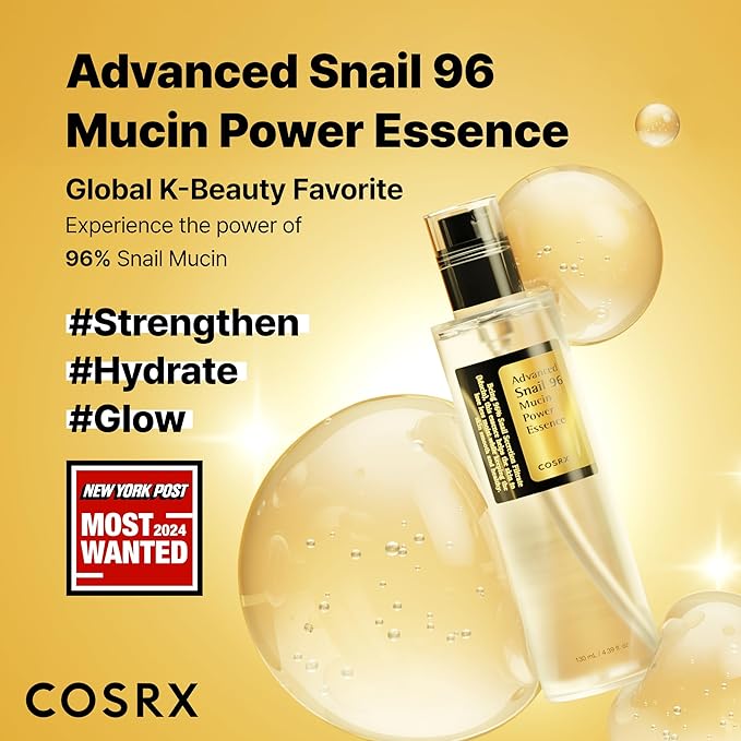 COSRX Snail Mucin Repairing Serum 100ml, Hydrating Serum for Face with Snail Secretion Filtrate for Dull Skin & Fine Lines, Korean Skin Care