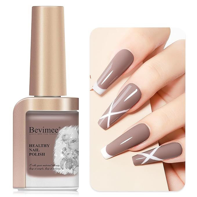 Nail Polish, Air Quick Dry, Neutral Nail Lacquer Non-Gel for Fall and Winter, Nail Art Polish Nail Pigment Oil-based Jelly Fingernail Concealer Polish, 1PC 12ML Long Last Fast Drying
