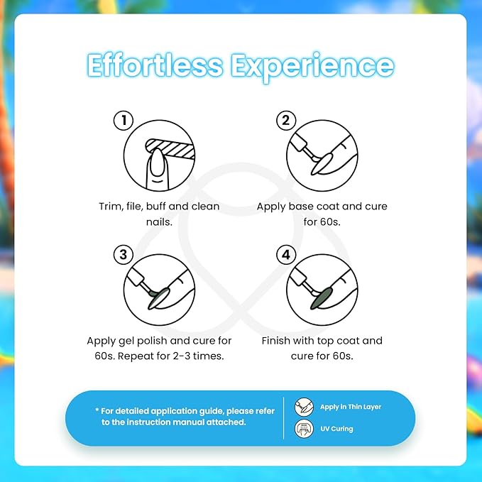 Beetles Neon Gel Polish Set, 6 Colors Glitter Blue Hot Pink Gel Nail Polish Green Nail Polish Shimmer Nail Design Nail Art Soak Off U v Nail Lamp Cured Manicure Kit Diy at Home Gifts for Women