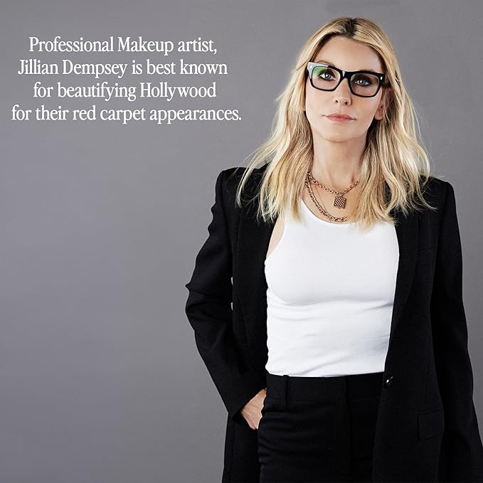 Jillian Dempsey Khol Eyeliner: Clean, Waterproof Eyeliner Pencil with Built-In Smudger for Effortless Blending – Rich Pigment, Cruelty-Free, FTA White