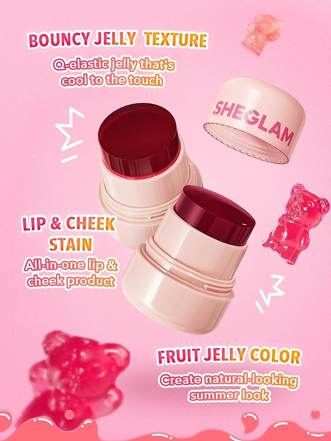 SHEGLAM Jelly-Licious Hydrating Lip & Blush Tint-Howdy